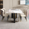 Modern Luxury Stainless Steel Dining Table