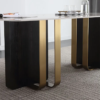 Modern Luxury Stainless Steel Dining Table