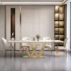 Modern Dining Table Set in SS PVD