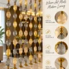 Aurelia Luxe crystal glass suspended room divider for luxury living room