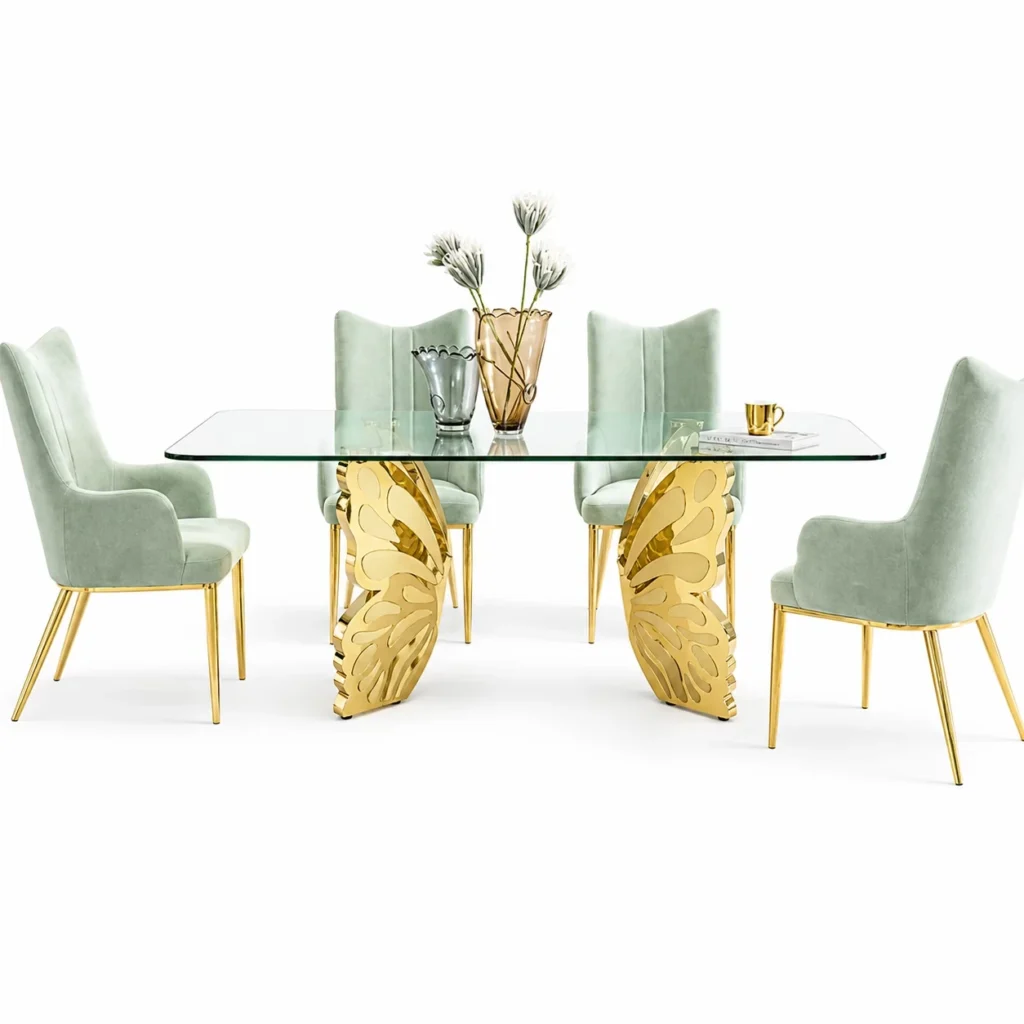 Modern dining table for luxury home interior