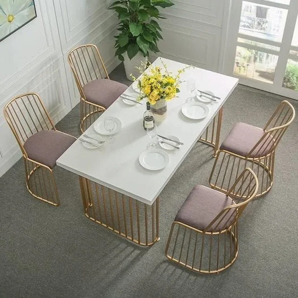 Modern dining table for luxury home interior
