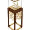 Aurelia Luxe necklace display showcase with wood pedestalAurelia Luxe necklace display showcase with wood pedestal