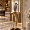 Celestia Luxe necklace display showcase with LED lighting