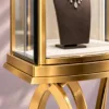 Celestia Luxe necklace display showcase with LED lighting