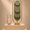 Elara Oval necklace display stand with earring holder