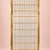 Linea Diamond vertical premix glass partition with Gold PVD detailing