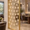 Maple Leaf Luxe leaf design premix glass partition