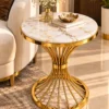 Modern side table for luxury living room