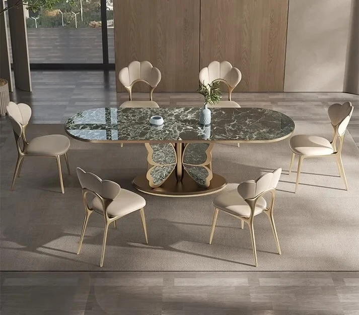 Modern dining table for luxury home interior