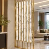 marble design stainless steel partition