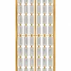 Virella Link Luxe chain link Premix Glas partition with gold frame on white background